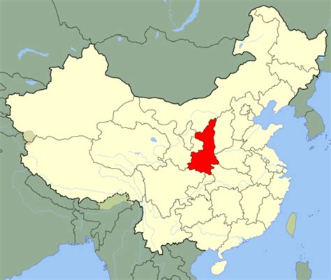 西安在中国的位置 困字